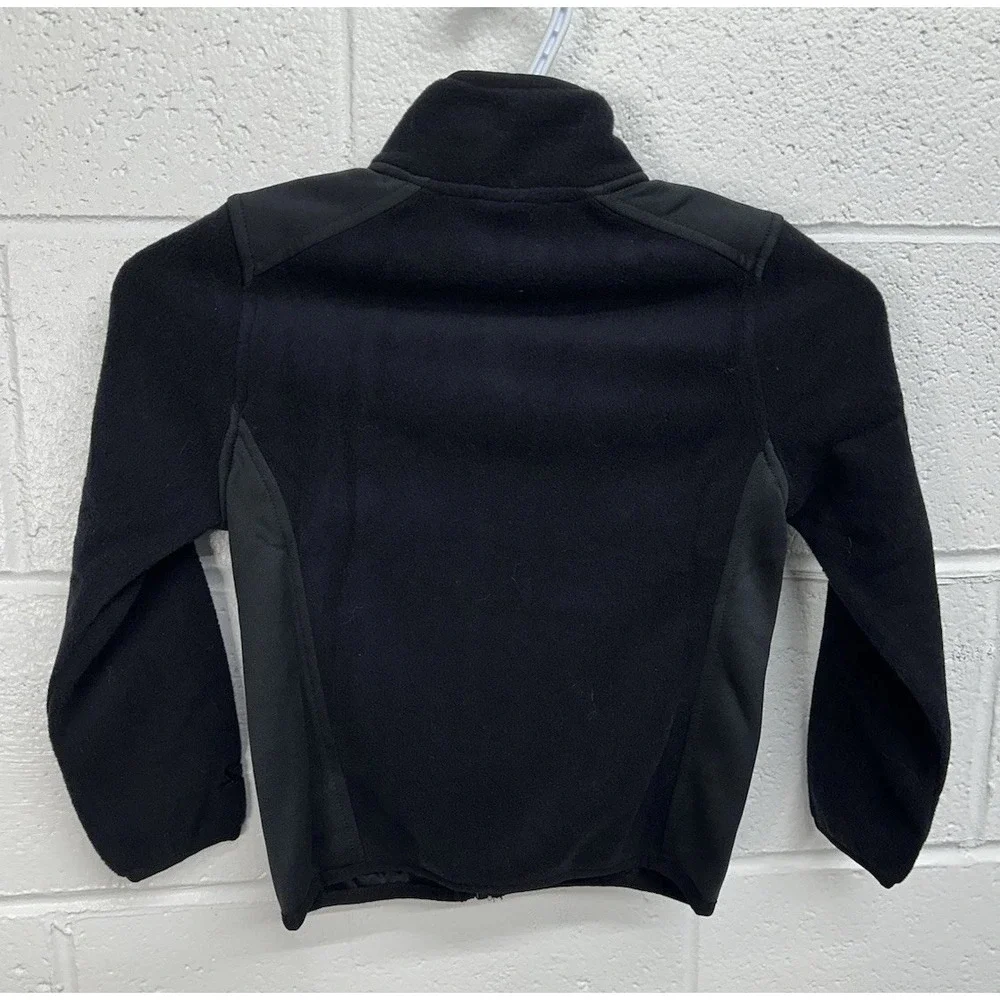 NWT Starter Black Micro Fleece Zip‎ Jacket / Kids Size XS